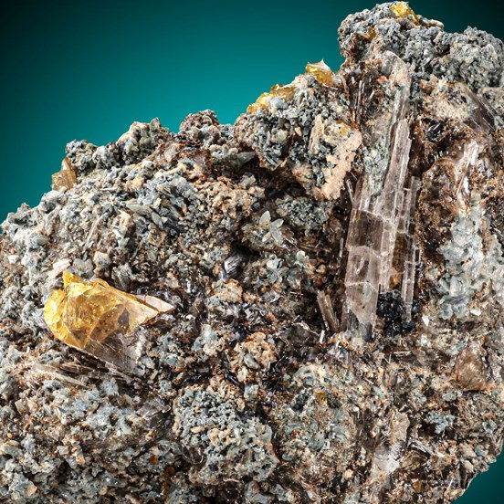 Shomiokite-(Y)-Shomiokitovoe Pegmatite | Umbozero Mine | Alluaiv Mountain | Lovozersky District | Murmansk Oblast | Ru$$ia